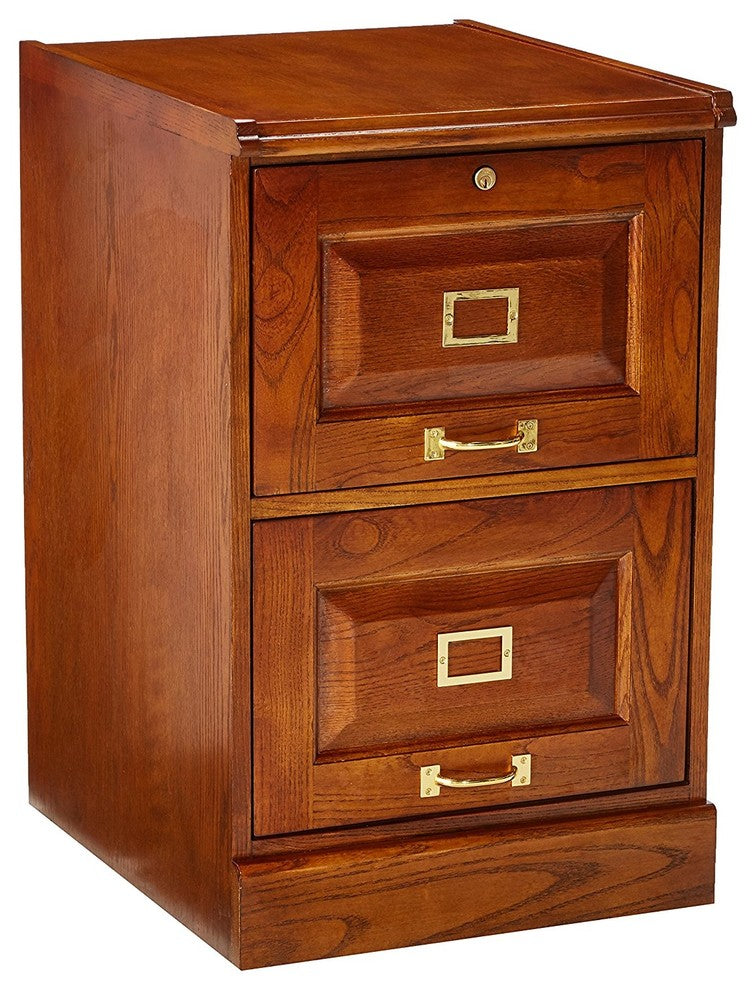 File Cabinet Set with Drawers, Brown