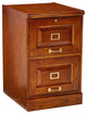 File Cabinet Set with Drawers, Brown