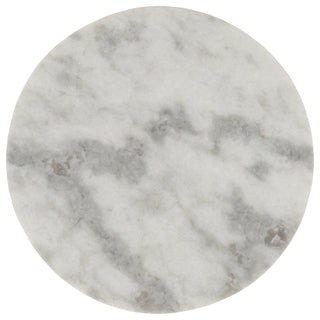 Safavieh Couture Melinda Marble "C" Accent Table, White