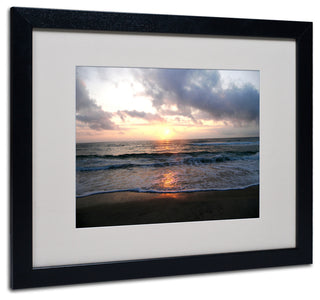 'Gentle Rise' Matted Framed Canvas Art by Monica Fleet