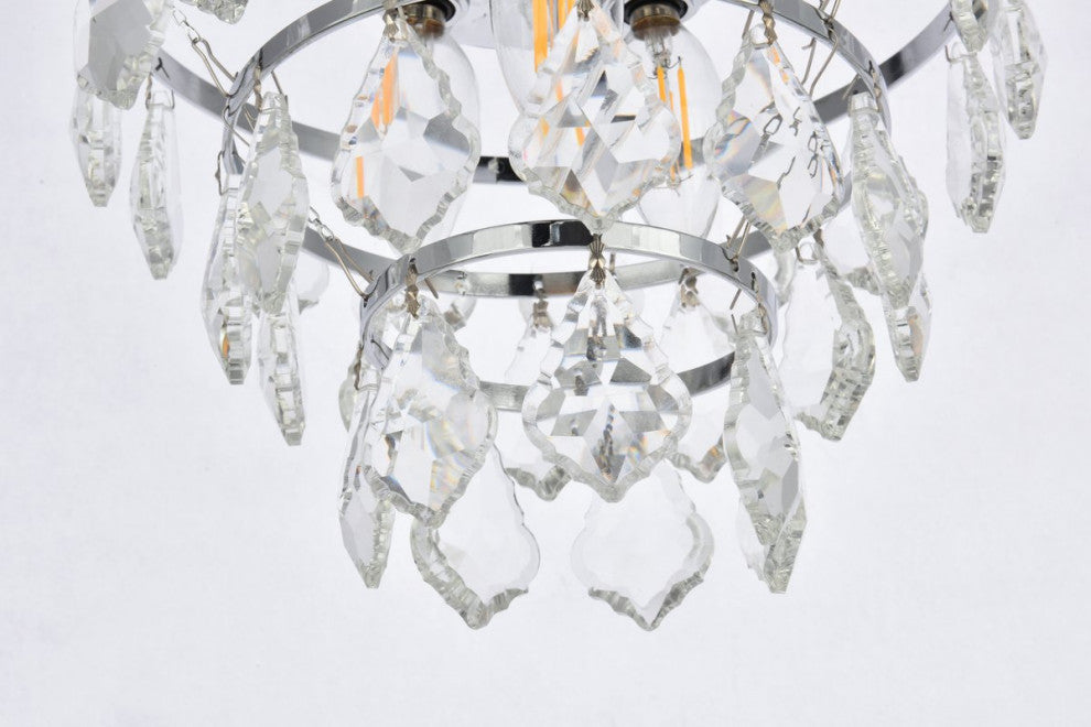 Evan 10" Flush Mount, Chrome
