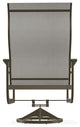 St. Catherine Sling Outdoor Supreme Swivel Rocker, Augustine Oyster/Beachwood