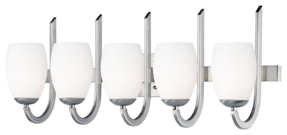 Taylor 5-Light Bath Vanity in Satin Nickel