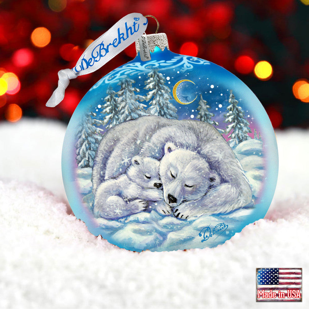 A Comforting Winter's Night Glass Ornament Limited Edition