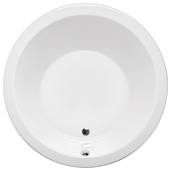 Malibu Morro Round Massaging Air Jet Bathtub 60x60x21 White