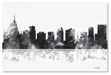 Marlene Watson 'Orlando Florida Skyline BG-1' Canvas Art, 16"x24"