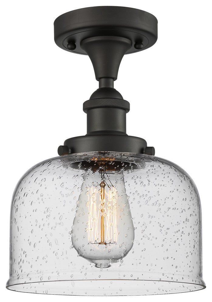 Innovations Lighting 916-1C-OB-G74-L-LED X-Large Bell 1 Light Semi-Flush Mount