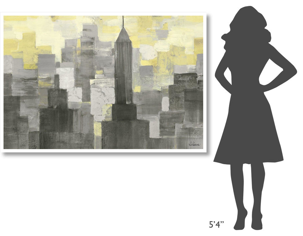 "City Blocks Neutral" Digital Paper Print by Albena Hristova, 62"x42"