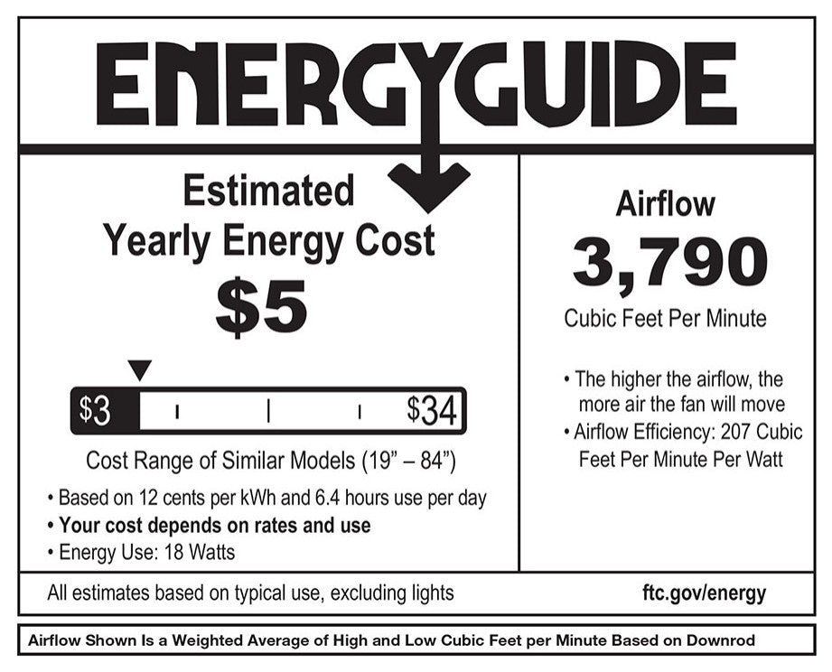 Hinkley Tiburon 56" Smart Fan, Matte Black
