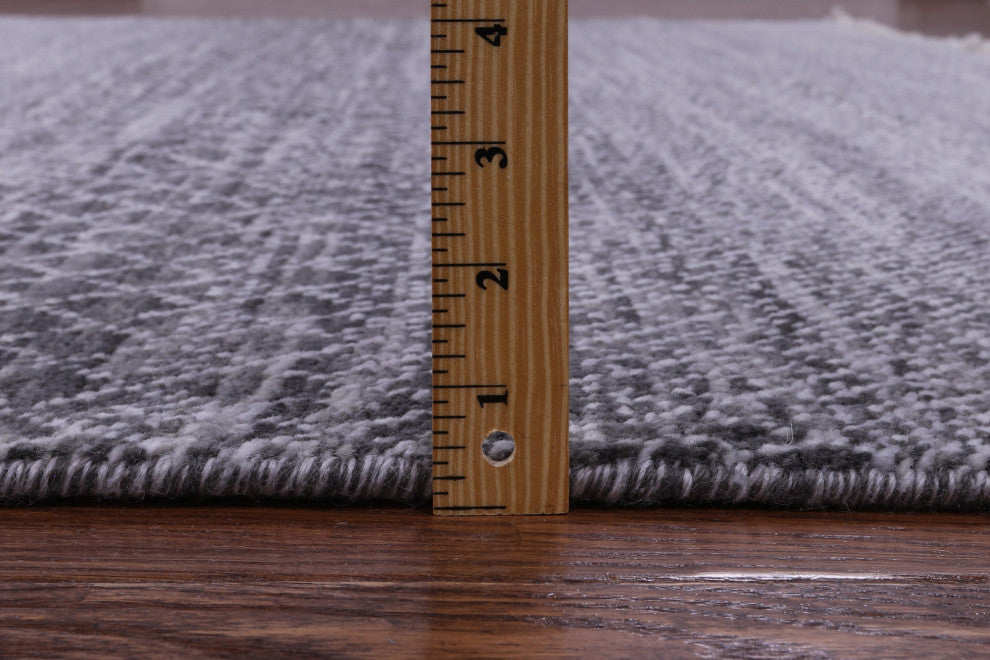 8' 1" X 10' 0" Savannah Grass Handmade Wool Rug - Q13406