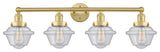 Innovations Oxford 4 33.5" Bath Vanity-Light Satin Gold