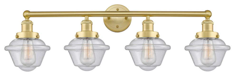 Innovations Oxford 4 33.5" Bath Vanity-Light Satin Gold