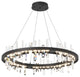 Solitude Circular LED Pendant, Black