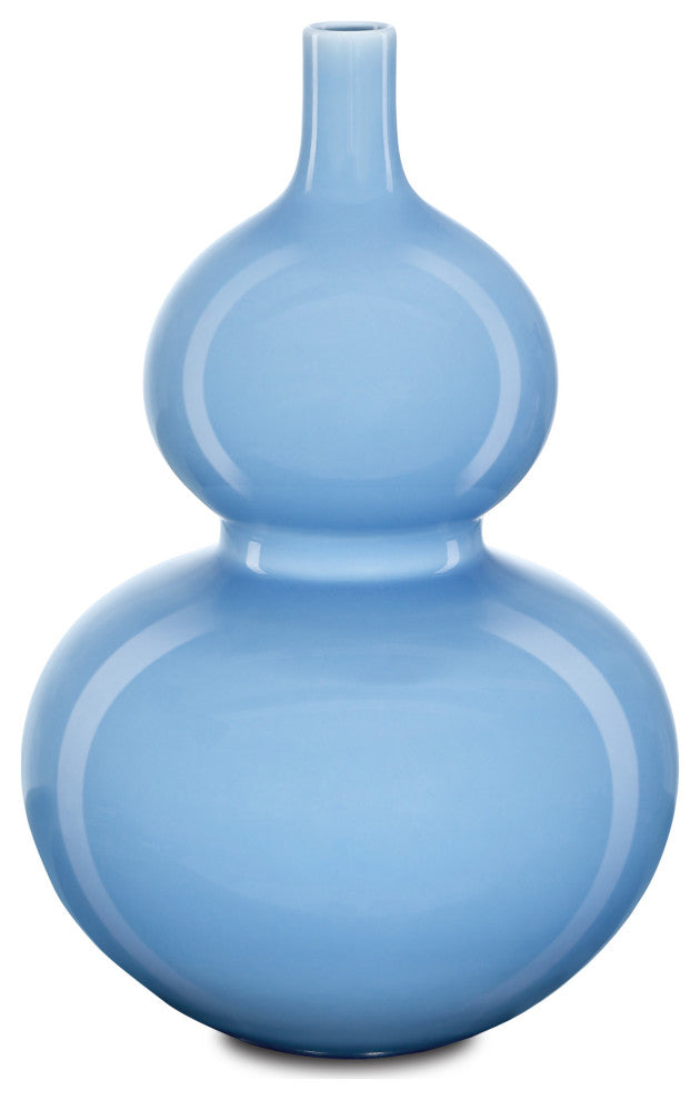 Sky Blue Double Gourd Vase