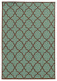 Oriental Weavers Riviera Blue/Brown Geometric Indoor/Outdoor Rug 8'6"X13'