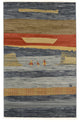 Unique Loom Navajo Fars Rug, Blue, 61 X 96