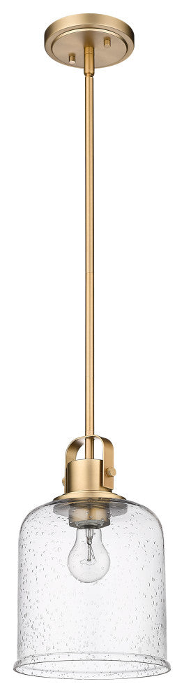 Zlite 340P8-HG 1-Light Pendant, Clear Seeded