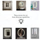 Aurora Backlit LED Mirror, 48"x36"x1.75"