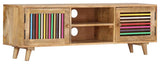 vidaXL TV Stand TV Unit Sideboard TV Console Media Cabinet Solid Mango Wood