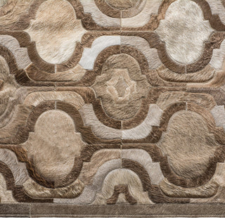 Cowhide Patchwork Rug, Eros, Charolais, 10'x14'
