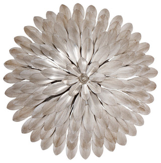 Broche 4 Light Antique Silver Ceiling Mount