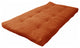 Blazing Needles Vitality 6" Microsuede Twin Futon Mattress, Spice