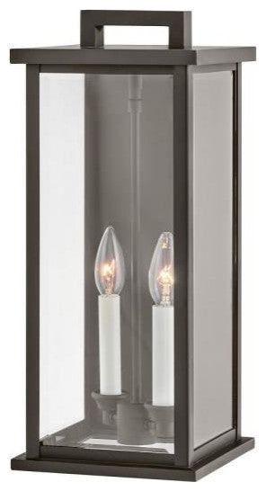 Hinkley Weymouth Outdoor Medium Wall Mount Lantern Oil Rubbed Bronze