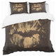 Gold Fashions Lips Glam Duvet Cover Set, Twin