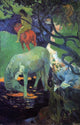 Paul Gauguin The White Horse, 18"x27" Gallery Wrapped Canvas Print