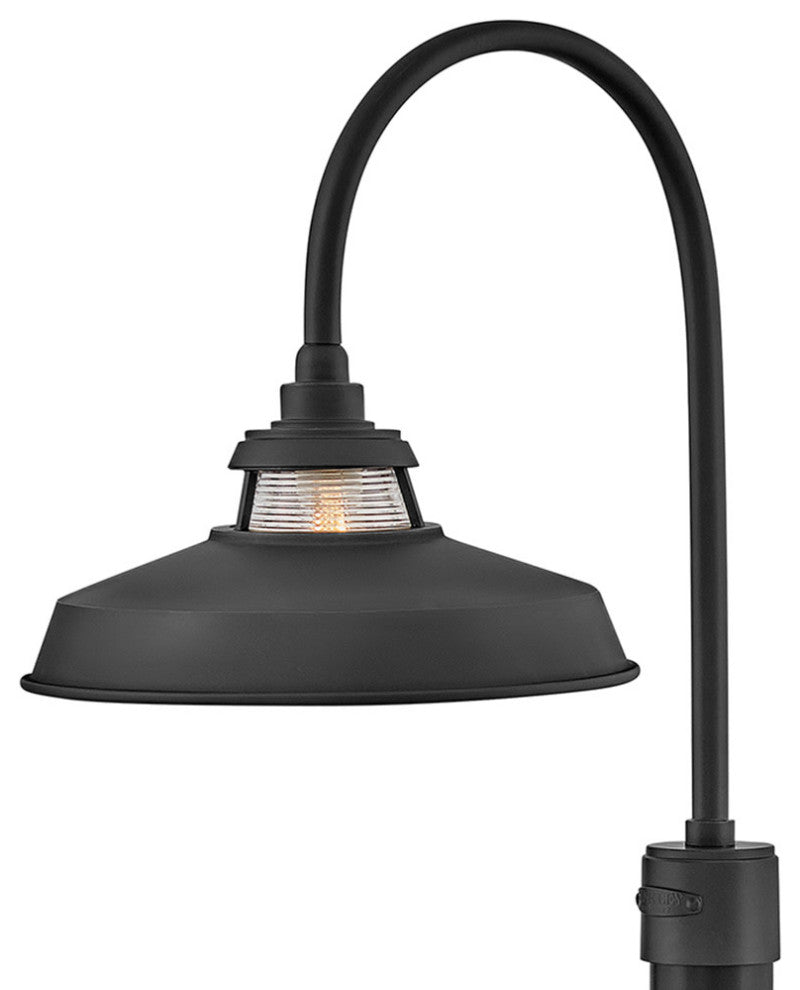 Hinkley Troyer Medium Post Mount Lantern, Black