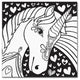 Hello Angel ''Sweet Unicorn'' Canvas Art, 35x35