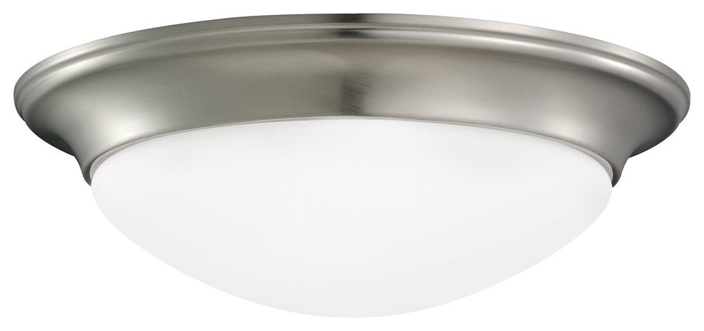 Generation Lighting Lighting 2-Light Flush Mount, Brushed Nickel