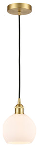 Innovations 616-1P-SG-G121-6 1-Light Mini Pendant, Satin Gold