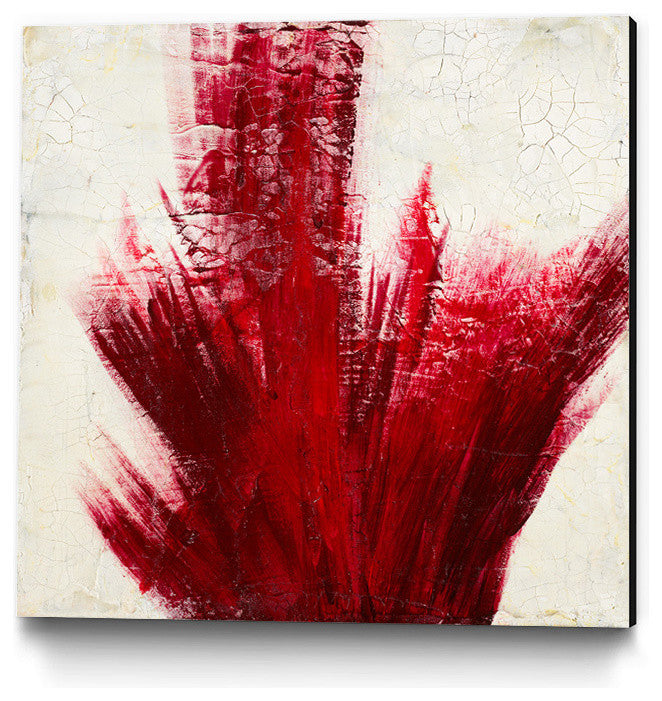 "Red Splash" Museum Mounted Canvas Print, 30"x30"