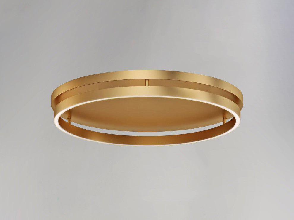 ET2 E22720 Groove 24"W LED Flush Mount Ceiling Fixture - Gold