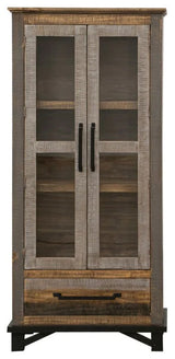 Greenview Loft Solid Wood Bookcase / Bar / Display Cabinet