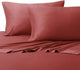 Bamboo Cotton Blend Silky Hybrid Sheet Set, Coral, Split King