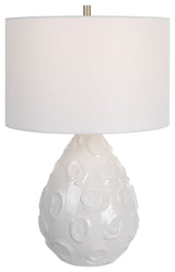 Uttermost Loop White Glaze Table Lamp