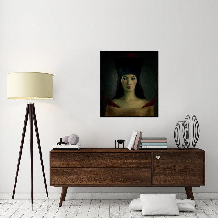 "Untitled" Framed Canvas Giclee by Svetlana Melik-Nubarova, 32x37"