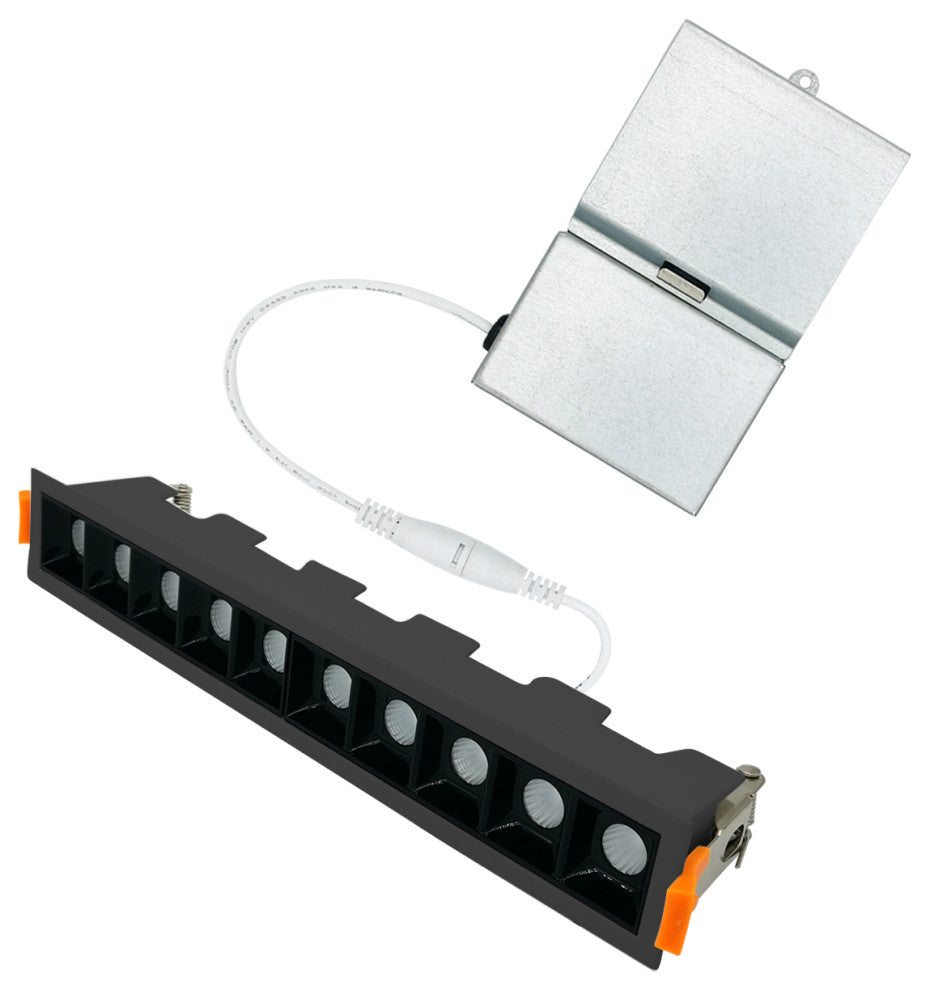 10 head Integrated LED Recessed Light Fixture Dimmable, 18W, 1150Lumens, 2700K