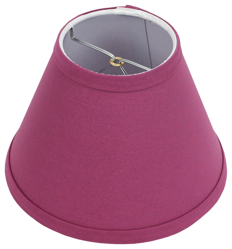 Fenchel Shades, 4"x8"x6" Bulb Clip Attachment Empire Lamp Shade, Linen