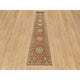 Rufous Red Tabriz Haji Jalili Design Hand Knotted Wool XL Runner Rug 2'7"x18'