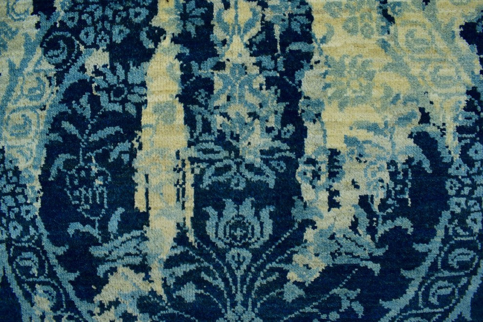 Aria Fine Chobi Phoebe Blue Rug 7'10"x9'11"