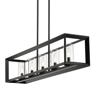 Smyth Linear Pendant, Matte Black, Matte Black
