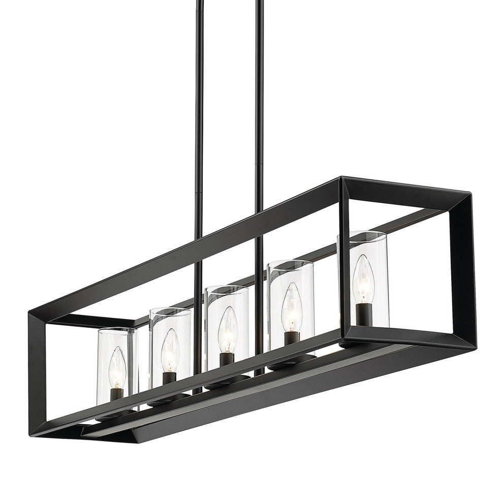 Smyth Linear Pendant, Matte Black, Matte Black