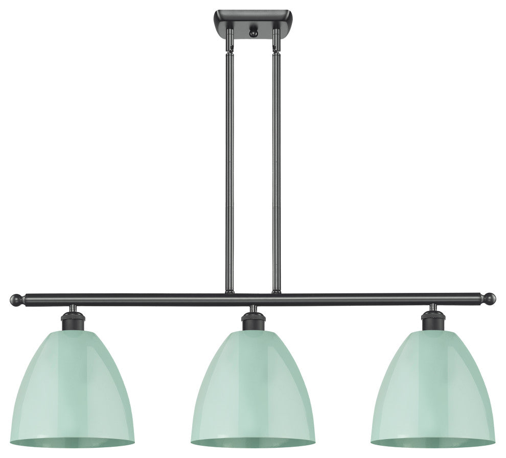 Innovations 516-3I-BK-MBD-9-SF-LED 3 Light Island Light, Matte Black
