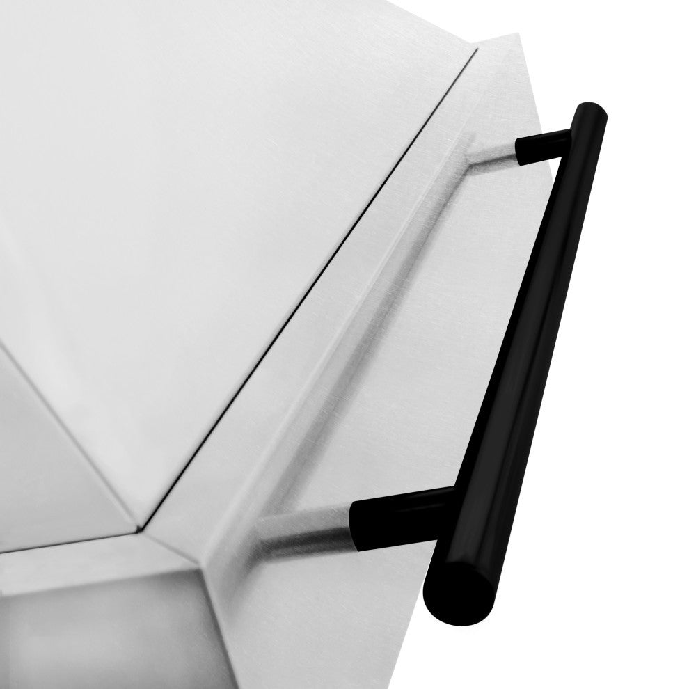 ZLINE 36 In. Wall Mount Hood, DuraSnow With DuraSnow Shell, 8654SNZ-36-MB