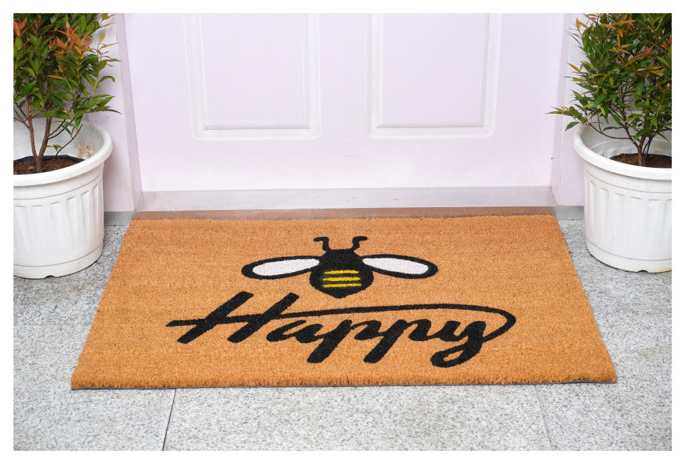 Calloway Mills Bee Happy Doormat, 24'' X 36''