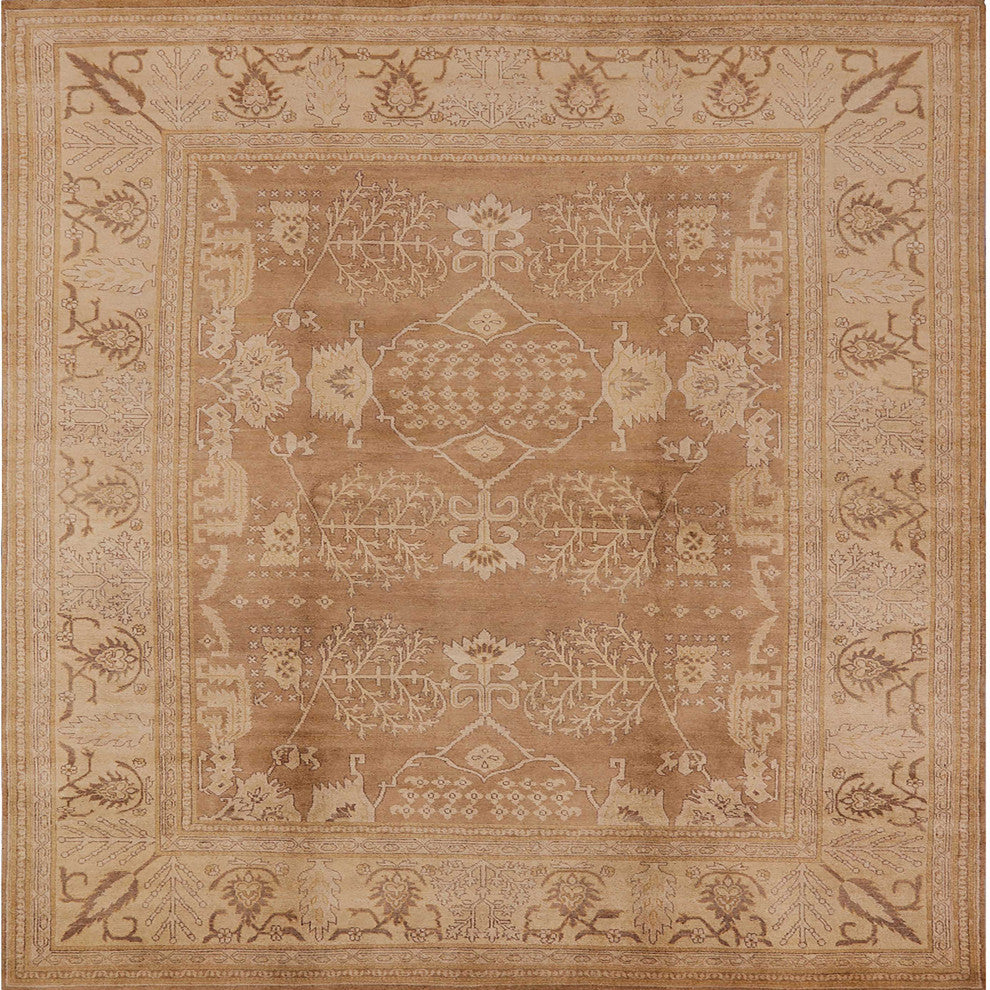 Ahgly Company Indoor Square Mid-Century Modern Area Rugs, 3' Square
