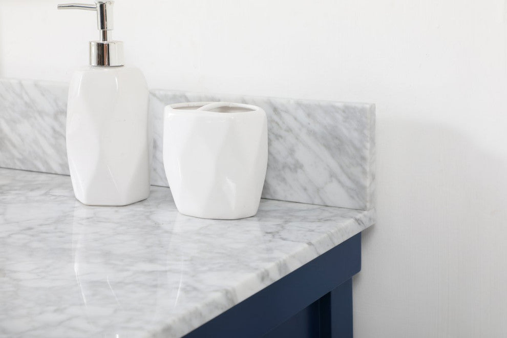 Home Living 22" Farmhouse Blue-Light Bathroom Vanity